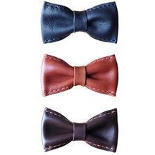 Load image into Gallery viewer, Leather Bow Ties
